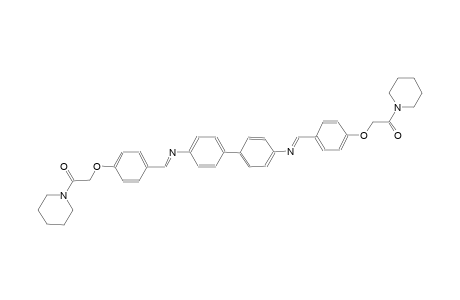 [1,1'-biphenyl]-4,4'-diamine, N~4~,N~4~'-bis[(E)-[4-[2-oxo-2-(1-piperidinyl)ethoxy]phenyl]methylidene]-