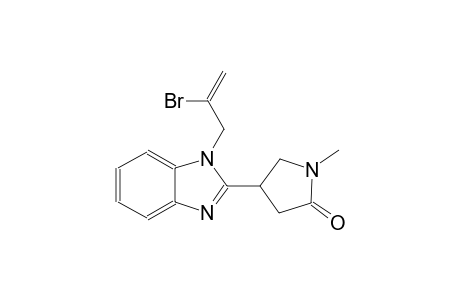4-[1-(2-bromo-2-propenyl)-1H-benzimidazol-2-yl]-1-methyl-2-pyrrolidinone