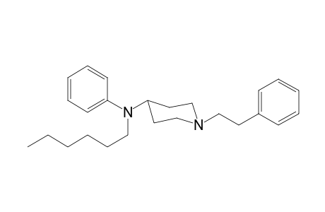 N,N-Hexyl-phenyl-1-(2-phenylethyl)piperidin-4-amine