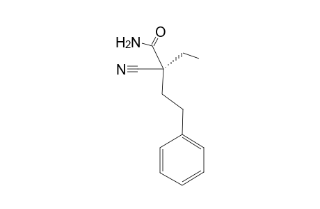 (S)-2-Cyano-2-ethyl-4-phenylbutamide