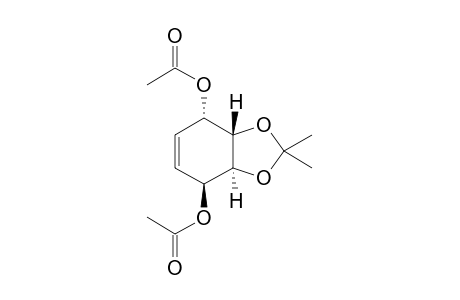 (3S,4S,5S,6S)-3,6-Diacetoxy-4,5-(isopropylidenedioxy)cyclohexene