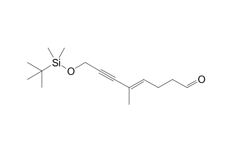 (E)-8-[tert-butyl(dimethyl)silyl]oxy-5-methyl-oct-4-en-6-ynal