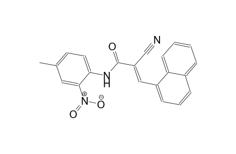 (2E)-2-cyano-N-(4-methyl-2-nitrophenyl)-3-(1-naphthyl)-2-propenamide