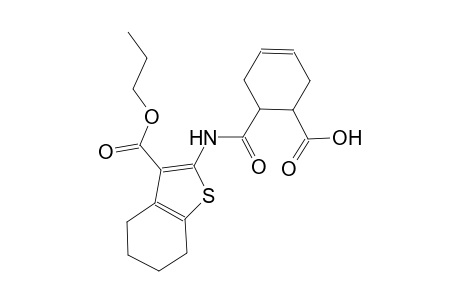 6-({[3-(propoxycarbonyl)-4,5,6,7-tetrahydro-1-benzothien-2-yl]amino}carbonyl)-3-cyclohexene-1-carboxylic acid