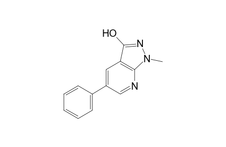 1-methyl-5-phenyl-1H-pyrazolo[3,4-b]pyridin-3-ol