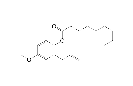 2-allyl-4-methoxyphenyl nonanoate