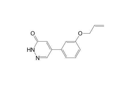 3(2H)-Pyridazinone, 5-[3-(2-propenyloxy)phenyl]-