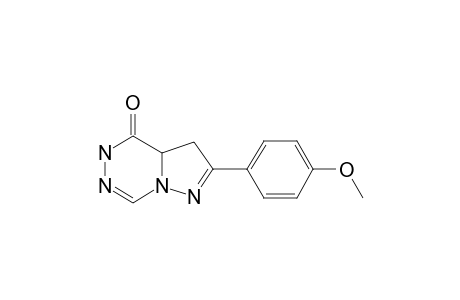 2-(4-METHOXYPHENYL)-3,3A-DIHYDRO-4-OXO-5H-PYRAZOLO-[1,5-D]-[1,2,4]-TRIAZINE