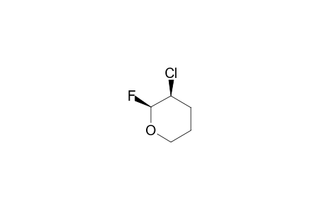 2-CHLORO-1-FLUORO-TETRAHYDROPYRAN;CIS-ISOMER