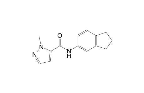 N-(2,3-dihydro-1H-inden-5-yl)-1-methyl-1H-pyrazole-5-carboxamide