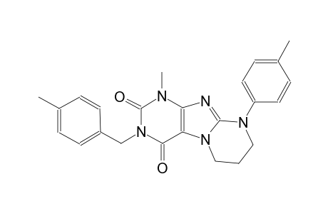1-methyl-3-(4-methylbenzyl)-9-(4-methylphenyl)-6,7,8,9-tetrahydropyrimido[2,1-f]purine-2,4(1H,3H)-dione
