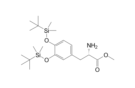 Methyl (S)-2-amino-3-[3,4-bis(tert-butyldimethylsilyloxy)phenyl]propanoate
