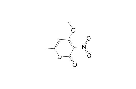 2H-Pyran-2-one, 4-methoxy-6-methyl-3-nitro-