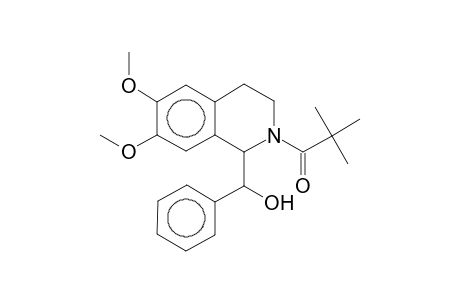 [2-(2,2-Dimethylpropanoyl)-6,7-dimethoxy-1,2,3,4-tetrahydro-1-isoquinolinyl](phenyl)methanol