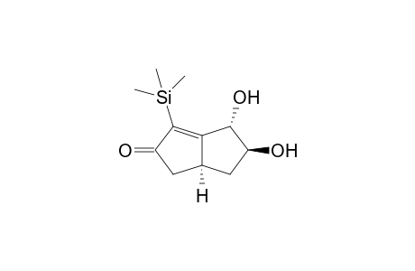 (5S,7S,8S) 7,8-Dihydroxy-2-(trimethylsilyl)bicyclo[3.3.0]oct-1-en-3-one