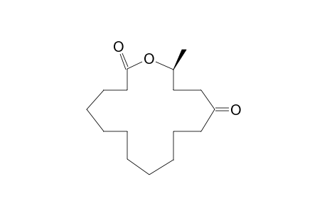 (+)-(S)-12-OXO-15-HEXADECANOLIDE