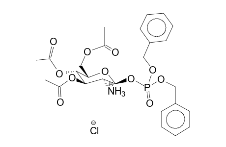 O-(2-Amino-2-deoxy-3,4,6-tri-O-acetyl-b-d-glucopyranosyl)-dibenzyl phosphate hydrochloride