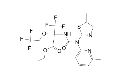 3,3,3-trifluoro-2-[[(6-methyl-2-pyridyl)-(5-methyl-2-thiazolin-2-yl)carbamoyl]amino]-2-(2,2,2-trifluoroethoxy)propionic acid ethyl ester