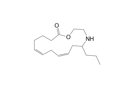 (5Z,8Z)-11-Propyl-12-azacyclotetradeca-5,8-dien-14-olide