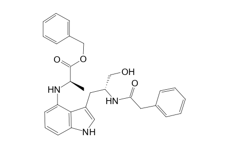 (R,R)-2-{4-[1-(Phenylmethoxycarbonyl)ethylamino]-1H-indol-3-yl}-1-(hydroxymethyl)ethylphenylacetamide