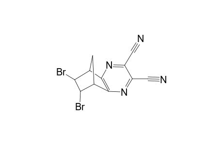 6-endo, 7-exo-dibromo-2,3-dicyano-5,6,7,8-tetrahydro-5,8-methanoquinoxaline