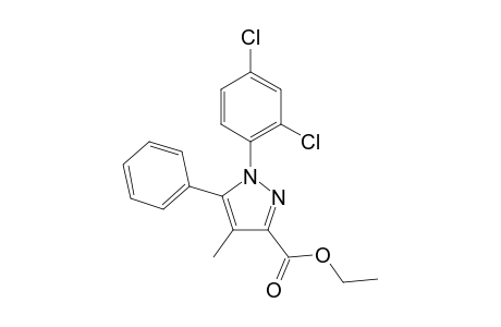 Ethyl 1-(2,4-dichlorophenyl)-4-methyl-5-phenyl-1H-pyrazole-3-carboxylate