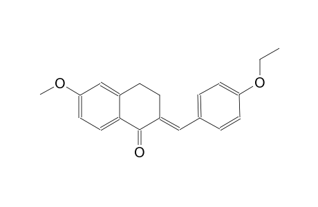 (2E)-2-(4-ethoxybenzylidene)-6-methoxy-3,4-dihydro-1(2H)-naphthalenone