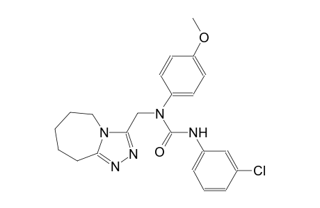 N'-(3-chlorophenyl)-N-(4-methoxyphenyl)-N-(6,7,8,9-tetrahydro-5H-[1,2,4]triazolo[4,3-a]azepin-3-ylmethyl)urea