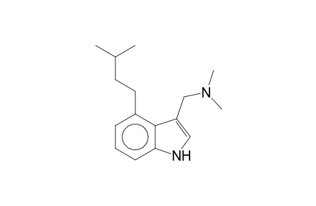 Methanamine, N,N-dimethyl-(4-isopentyl-1H-3-indolyl)