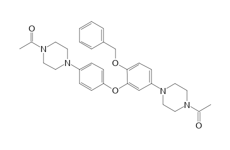 N-Acetyl-N'-[3-(4-acetylpiperazin-1-yl)phenoxy]-4-benzyloxyphenylpiperazine