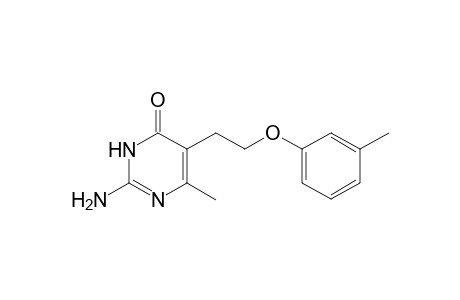 2-Amino-6-methyl-5-[2-(3-methylphenoxy)ethyl]-1H-pyrimidin-4-one