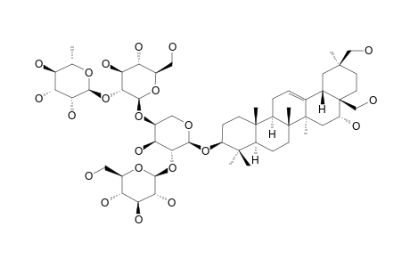 ARDISIMAMILLOSIDE-C;3-O-[ALPHA-L-RHAMNOPYRANOSYL-(1->2)-BETA-D-GLUCOPYRANOSYL-(1->4)-[BETA-D-GLUCOPYRANOSYL-(1->2)]-ALPHA-L-ARABINOPYRANOSYL]-3-BET