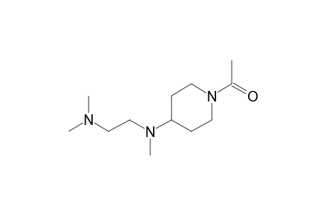 4-Piperidineamin, N-(2-(dimethylamino)ethyl)-N-methyl-, 1-acetyl-