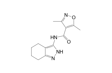 3,5-dimethyl-N-(4,5,6,7-tetrahydro-2H-indazol-3-yl)-4-isoxazolecarboxamide