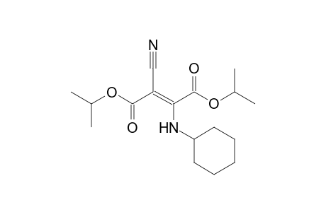 Diisopropyl 2-cyano-3-(cyclohexylamino)but-2-ene-1,4-dioate