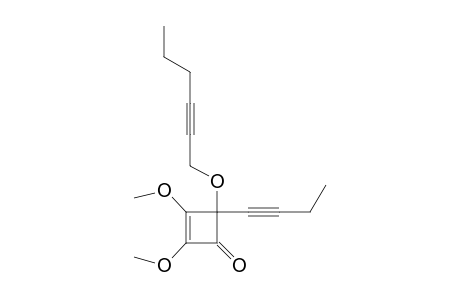 4-Butynyl-2,3-dimethoxy-4-(2-hexynyloxy)-2-cyclobuten-1-one