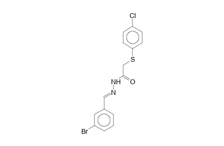 N'-[(E)-(3-Bromophenyl)methylidene]-2-[(4-chlorophenyl)sulfanyl]acetohydrazide