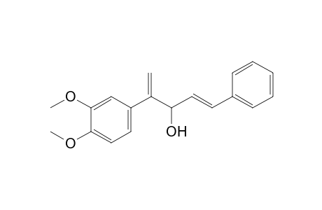 (1E)-4-(3,4-dimethoxyphenyl)-1-phenyl-3-penta-1,4-dienol