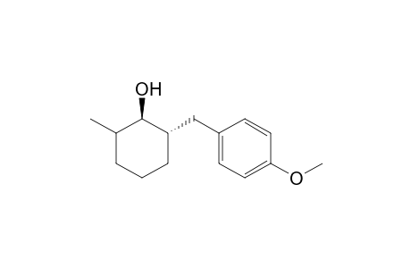 2-trans-(4'-Methoxybenzyl)-6-methylcyclohexanol