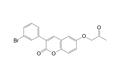 3-(3-Bromophenyl)-6-(2-oxopropoxy)coumarin