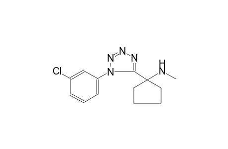 1-[1-(3-chlorophenyl)-1H-tetraazol-5-yl]-N-methylcyclopentanamine