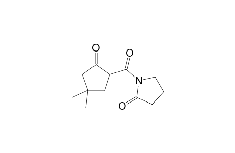 4,4-Dimethyl-2-[(2'-oxopyrrolidin-1'-yl)carbonyl]cyclopentanone