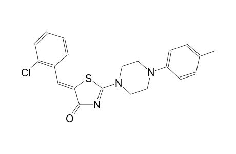 (5Z)-5-(2-chlorobenzylidene)-2-[4-(4-methylphenyl)-1-piperazinyl]-1,3-thiazol-4(5H)-one