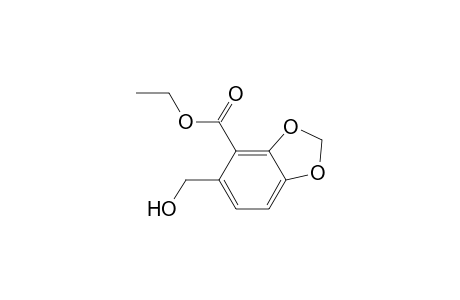 1,3-Benzodioxole-4-carboxylic acid, 5-(hydroxymethyl)-, ethyl ester