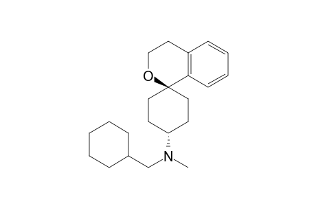 trans-N-(Cyclohexylmethyl)-N-methyl-3,4-dihydrospiro[[2]benzopyran-1,1'-cyclohexan]-4'-amine