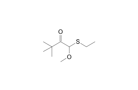 1-(Ethylthio)-1-methoxy-3,3-dimethyl-2-butanone