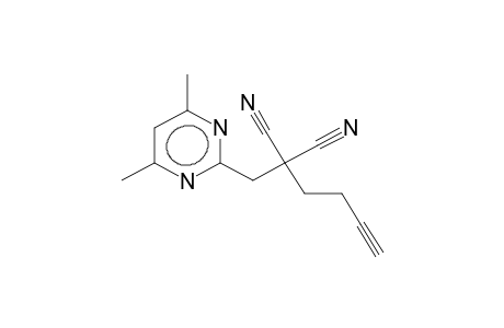 2-(2,2,4-tricyanobutyl)-4,6-dimethylpyrimidine
