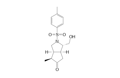 (3S,3aS,6S,6aS)-3-(hydroxymethyl)-6-methyl-2-(4-methylphenyl)sulfonyl-1,3,3a,4,6,6a-hexahydrocyclopenta[c]pyrrol-5-one