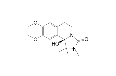 (10bR)-10b-Hydroxy-8,9-dimethoxy-1,1,2-trimethyl-1,5,6,10b-tetrahydro-3H-(1,3)-imidazo[4,3-a]isoquinolin-3-one