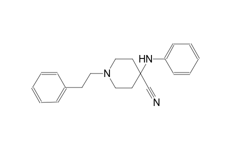 4-anilino-1-(2-phenylethyl)-4-piperidinecarbonitrile